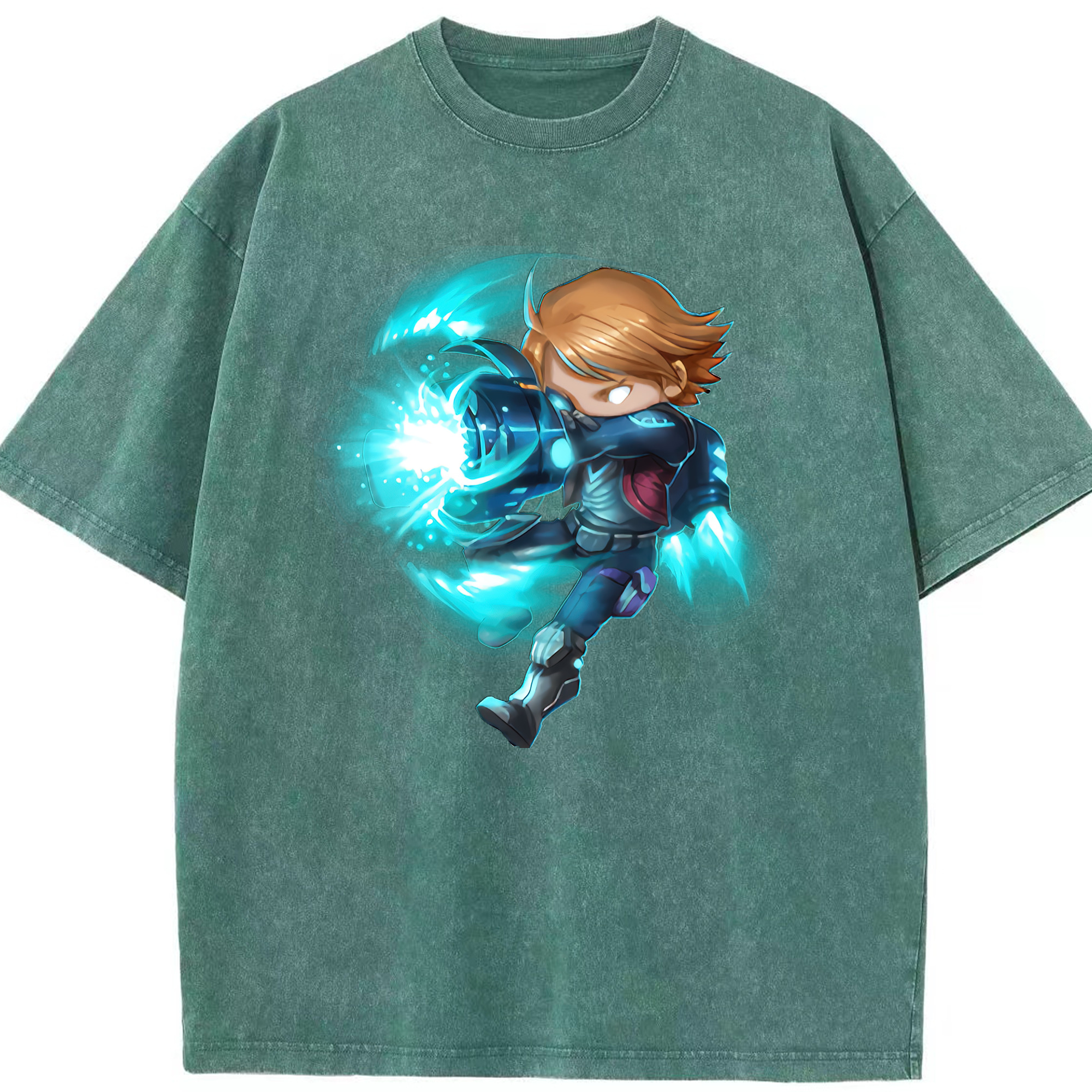 リーグ・オブ・レジェンド League of Legends LOL 綿100% ヴィンテージ風 半袖Tシャツ（フロントプリント）